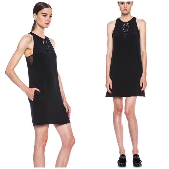 NEW 3.1 Phillip Lim Silk Sequin Embellished Front Dress - Picture 4 of 16